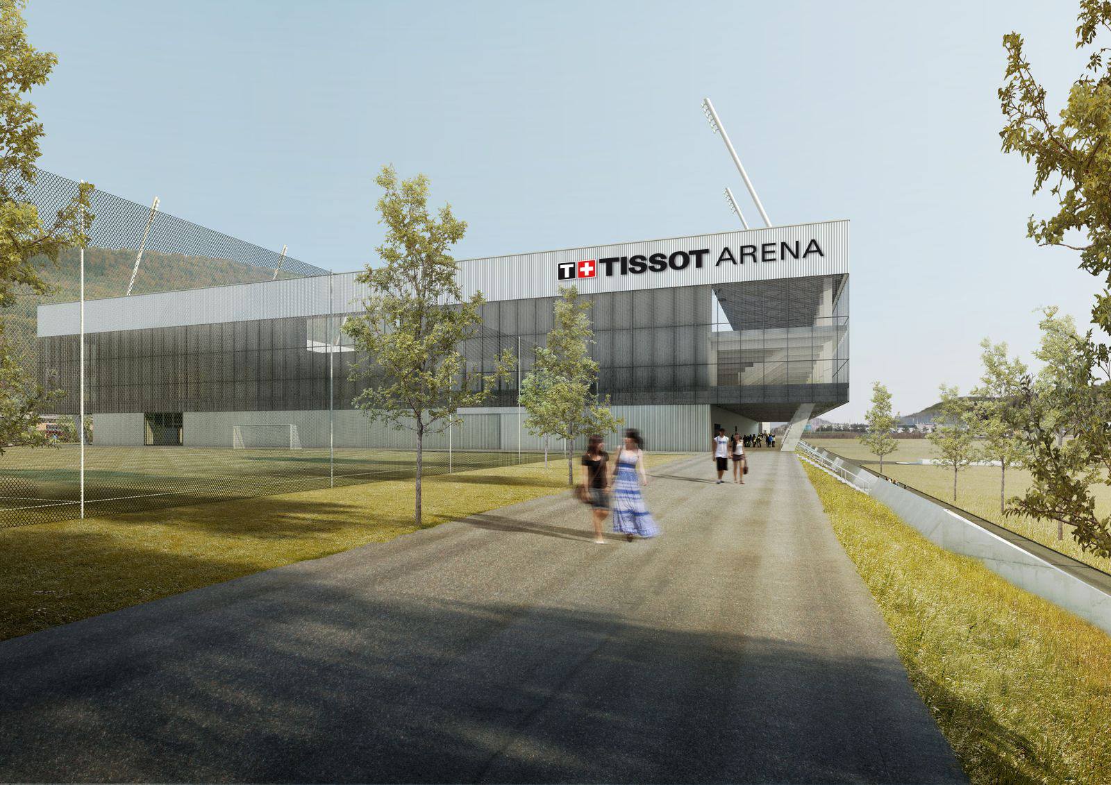 Am 7. März 2010 stimmte die Bevölkerung über das Projekt Stades de Bienne ab. Es wurde später die Tissot Arena.